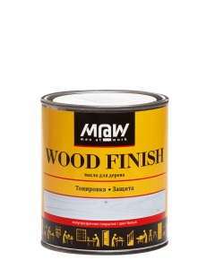 Масло тонирующ.Men at Work WOOD FINISH(Белый)0,75л